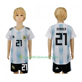 Fußballtrikots Argentinien Dybala 21 Kinder WM 2018 Heimtrikotsatz kaufen